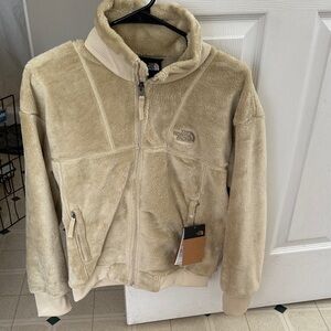 NWT The North Face Beige Fleece Jacket